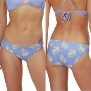 Patagonia Sunamee Bikini Bottoms in Palms of My Heart Violet Blue NWT